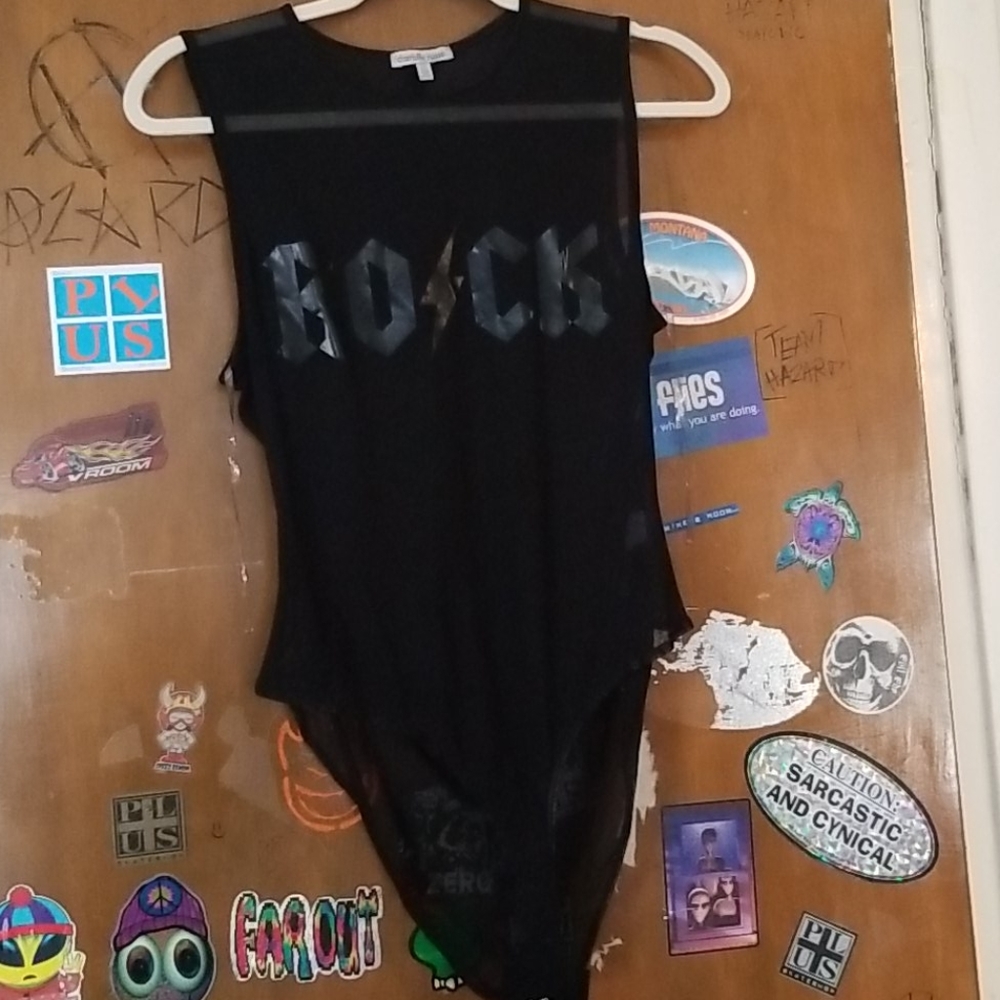 Charlotte Russe Sheer Bodysuit